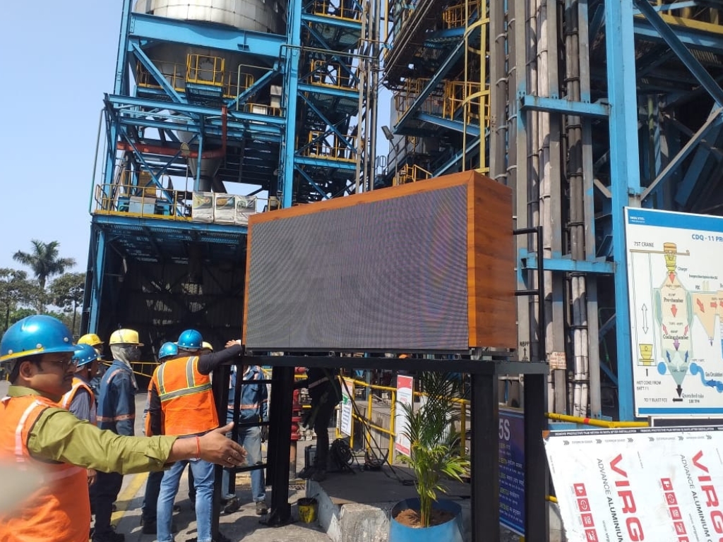 LED display hoarding and digital board advertising by Ad-Venture, West Bengal