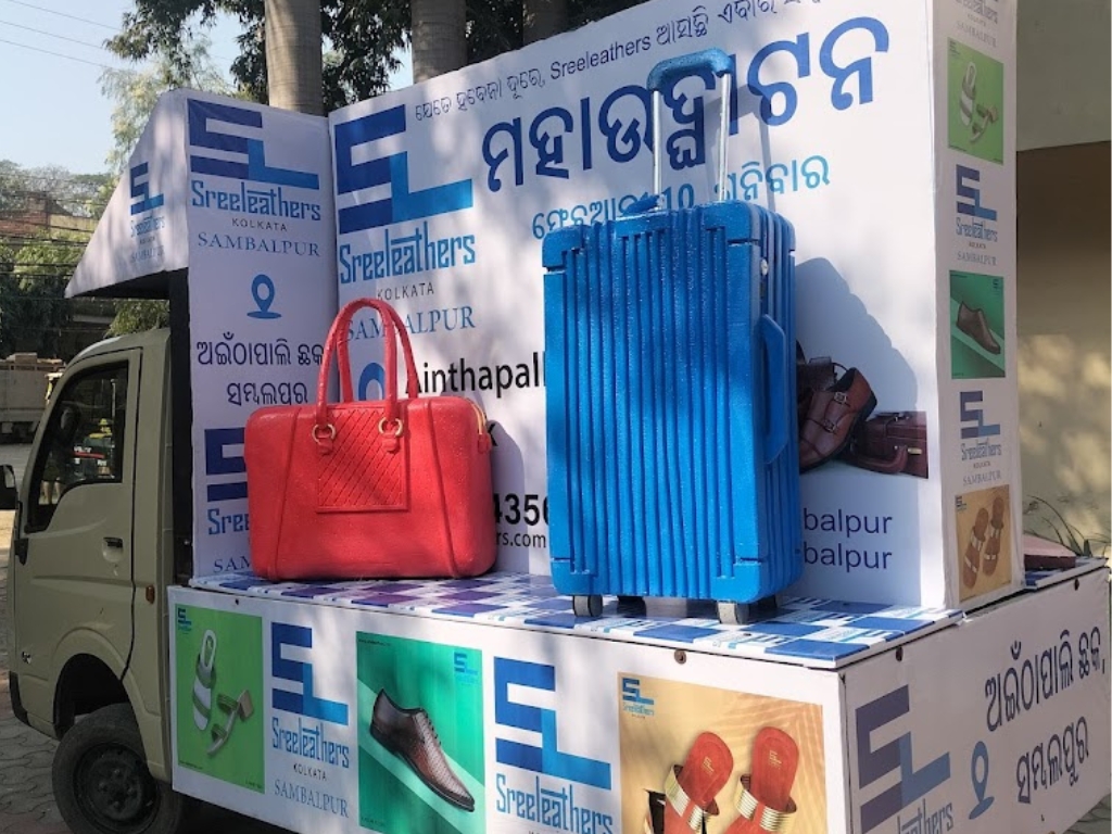 Promotional tableau float campaign organised by Ad-Venture advertising agency